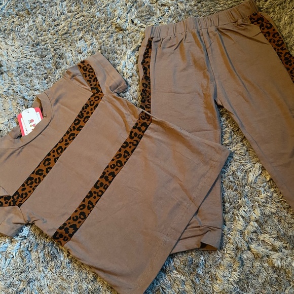 NWT 🎉 Leopard Print Top And Pants Set - Picture 4 of 10
